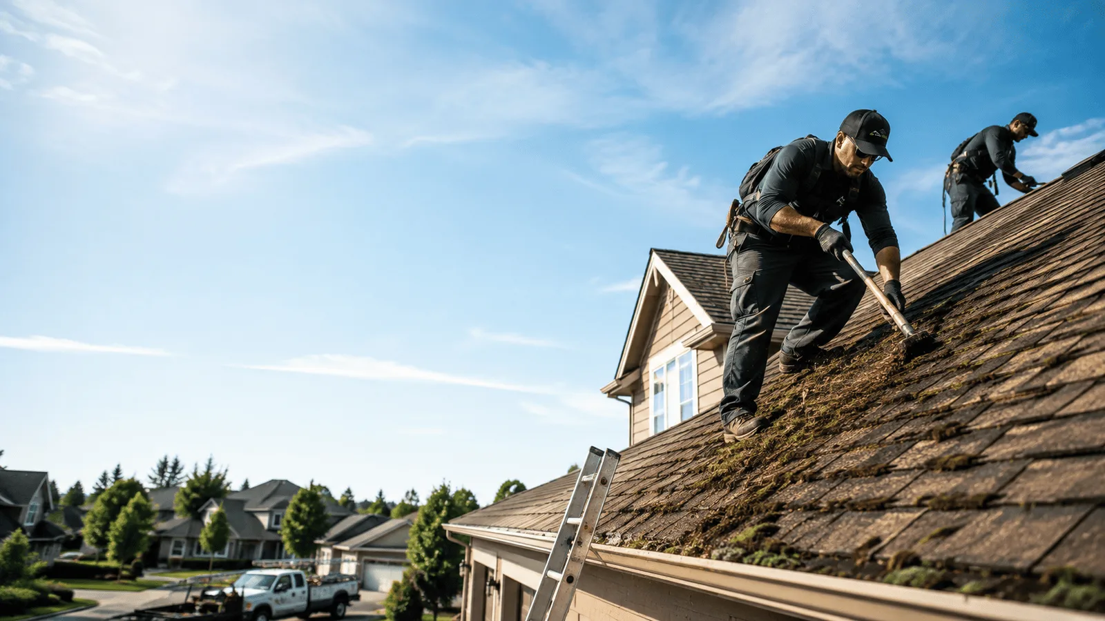Roof Moss Removal in Sandy Ridge, PA near me